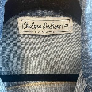 Lauriebelles, Chelsea Deboer x Lily and Lottie distressed studded denim jacket
